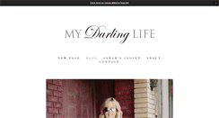 Desktop Screenshot of mydarlinglife.com
